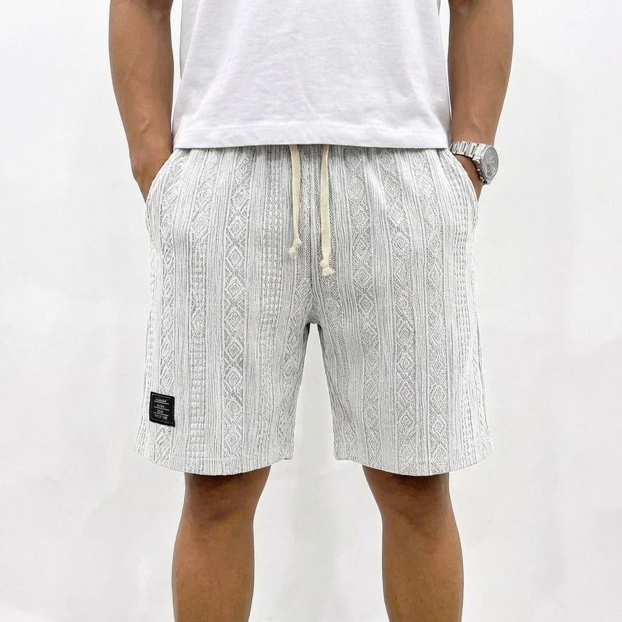 Stonebrook Studio - Stonebrook Studio | Men’s Cotton Knit Shorts - Elastic Waist Comfort Casual Drawstring Wear