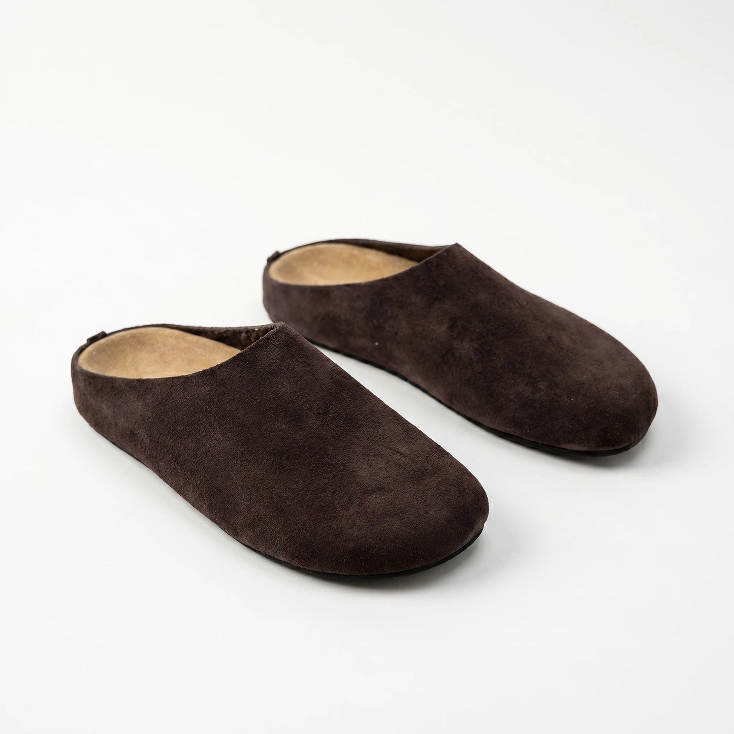 Stonebrook Studio - Stonebrook Studio | Leather Mule Clog Cork Footbed - Comfort Arch Support