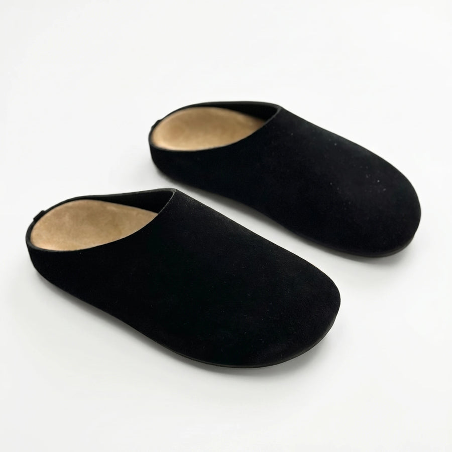 Stonebrook Studio - Stonebrook Studio | Leather Mule Clog Cork Footbed - Comfort Arch Support