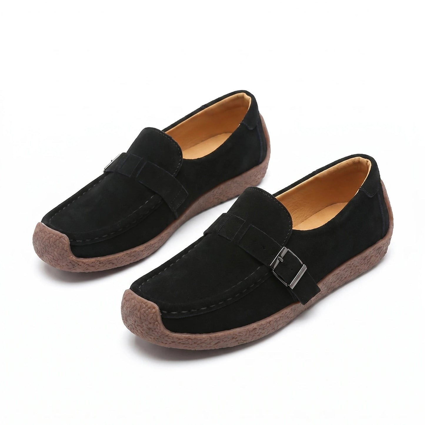 Stonebrook Studio - Stonebrook Studio | Women’s Slip - On Loafers Faux Leather Breathable Comfort Flat