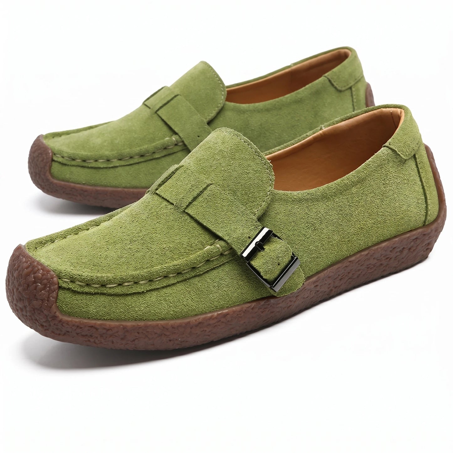 Stonebrook Studio - Stonebrook Studio | Women’s Slip - On Loafers Faux Leather Breathable Comfort Flat