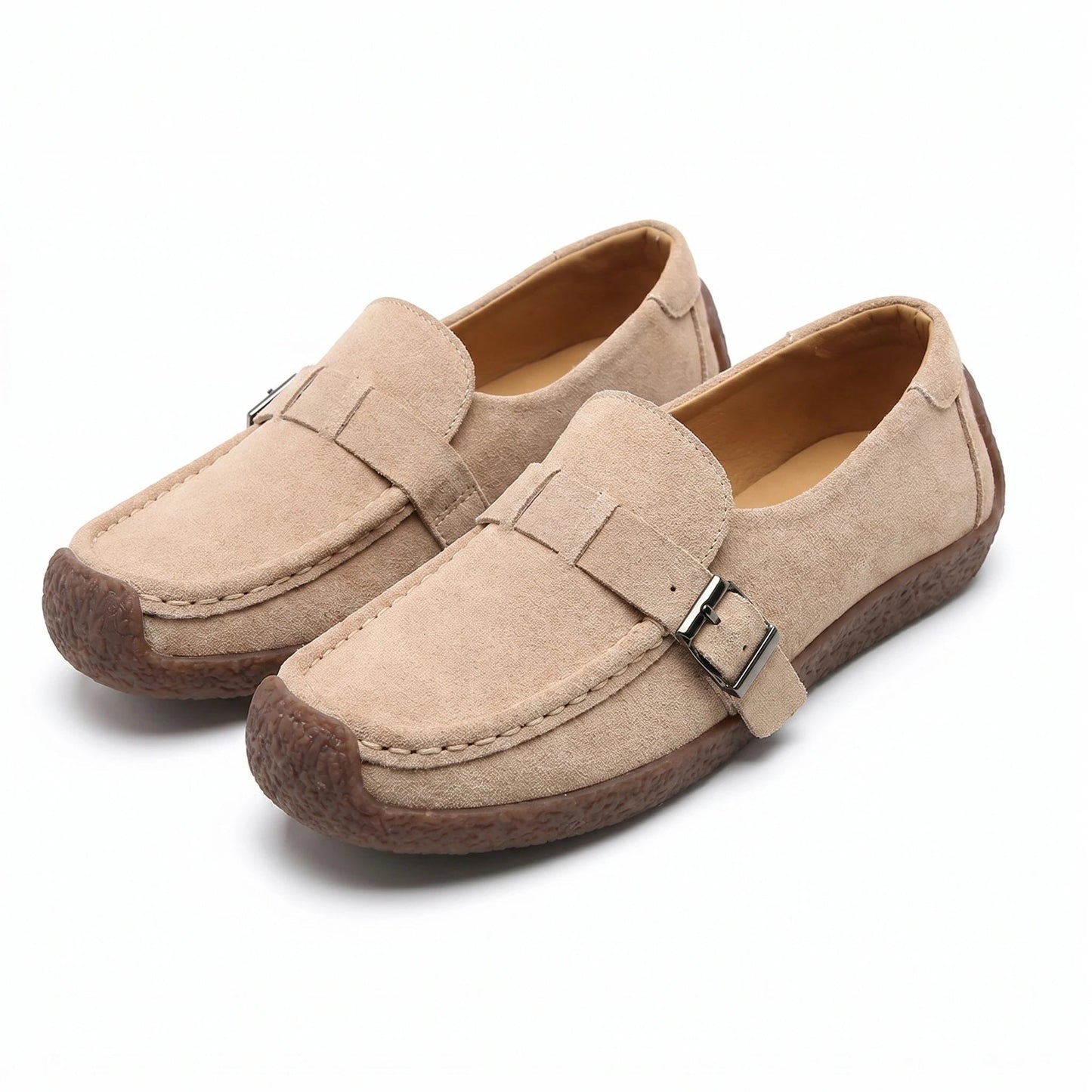 Stonebrook Studio - Stonebrook Studio | Women’s Slip - On Loafers Faux Leather Breathable Comfort Flat