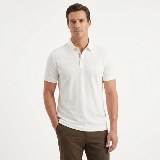 Stonebrook Studio - Stonebrook Studio | Men’s Wrinkle - Free Quick - Dry Polo Shirt - Stretch Business Casual
