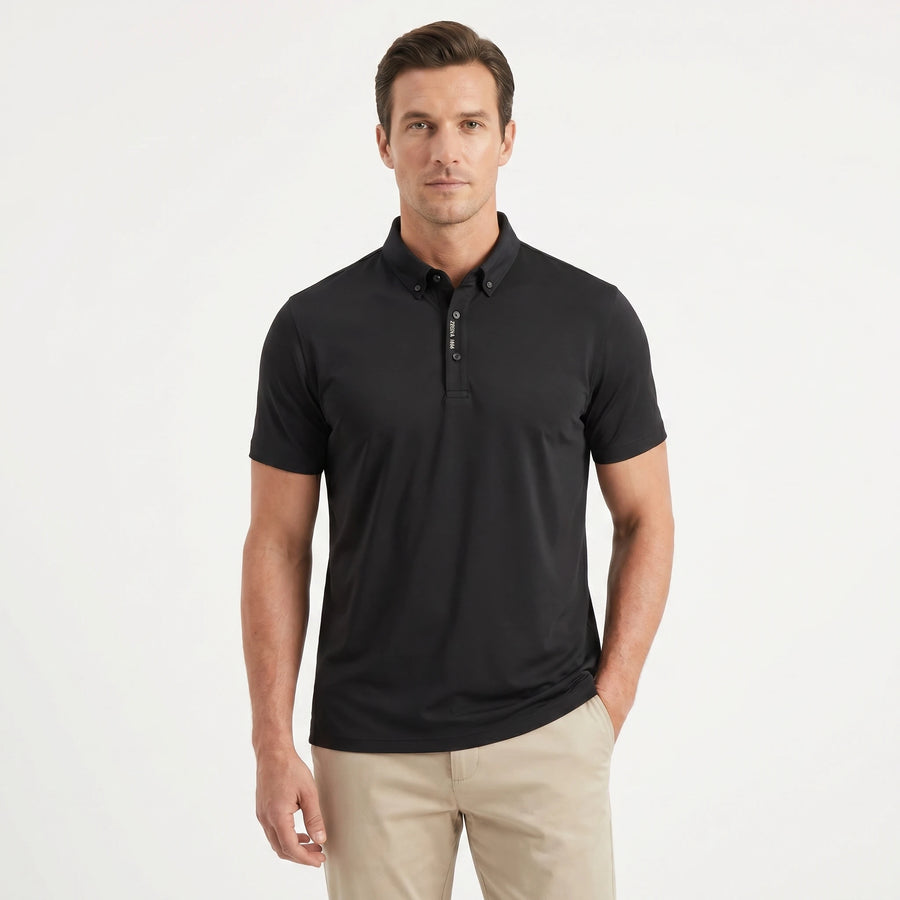 Stonebrook Studio - Stonebrook Studio | Men’s Wrinkle - Free Quick - Dry Polo Shirt - Stretch Business Casual