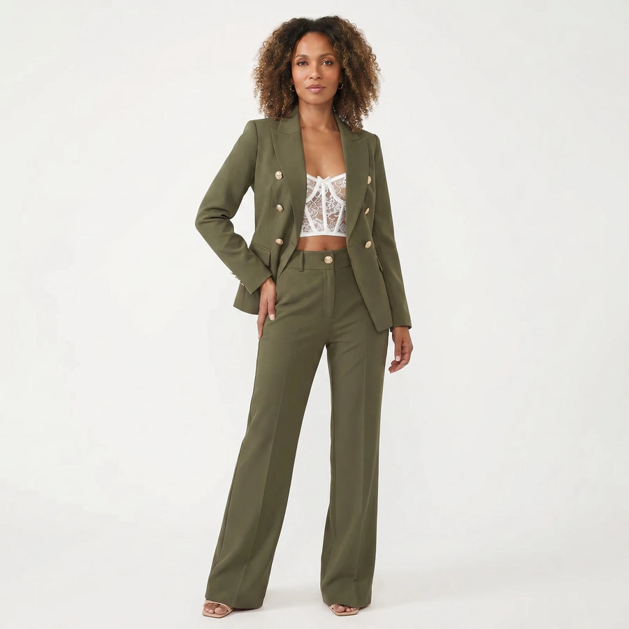 Stonebrook Studio - Stonebrook Studio | Women’s Suit Set Tailored Blazer And Trousers