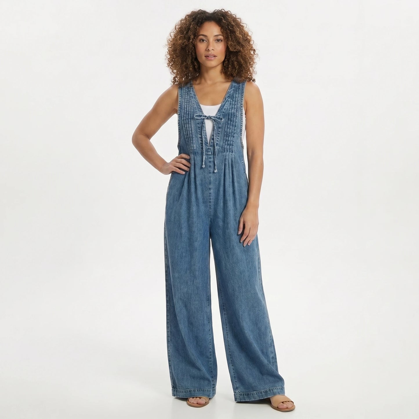 Stonebrook Studio - StonebrookStudio | Women’s Boho Washed Denim Jumpsuit