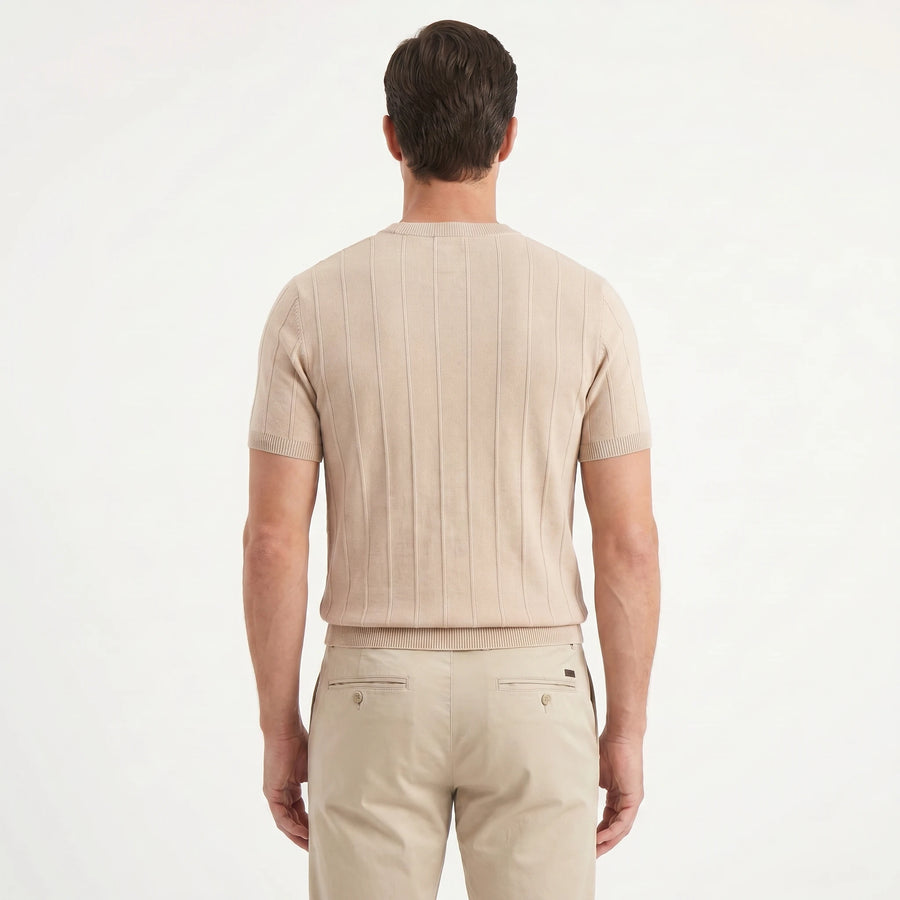 Stonebrook Studio - Stonebrook Studio | Men’s Ice Silk Knit T-Shirt - Breathable Comfort Slim Fit Summer