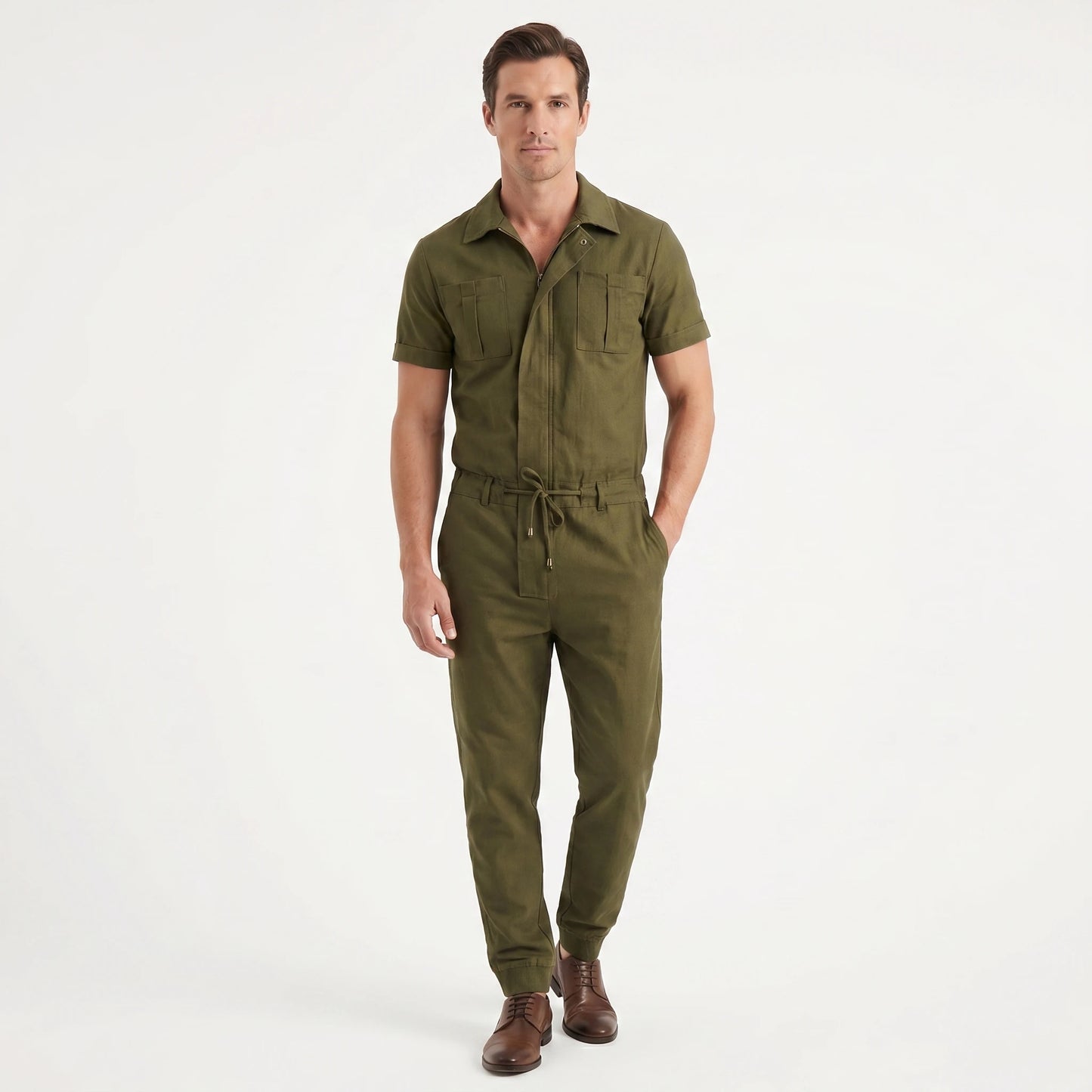 Stonebrook Studio - StonebrookStudio | Men’s Breathable Jumpsuit - Casual One Piece Comfort Fit