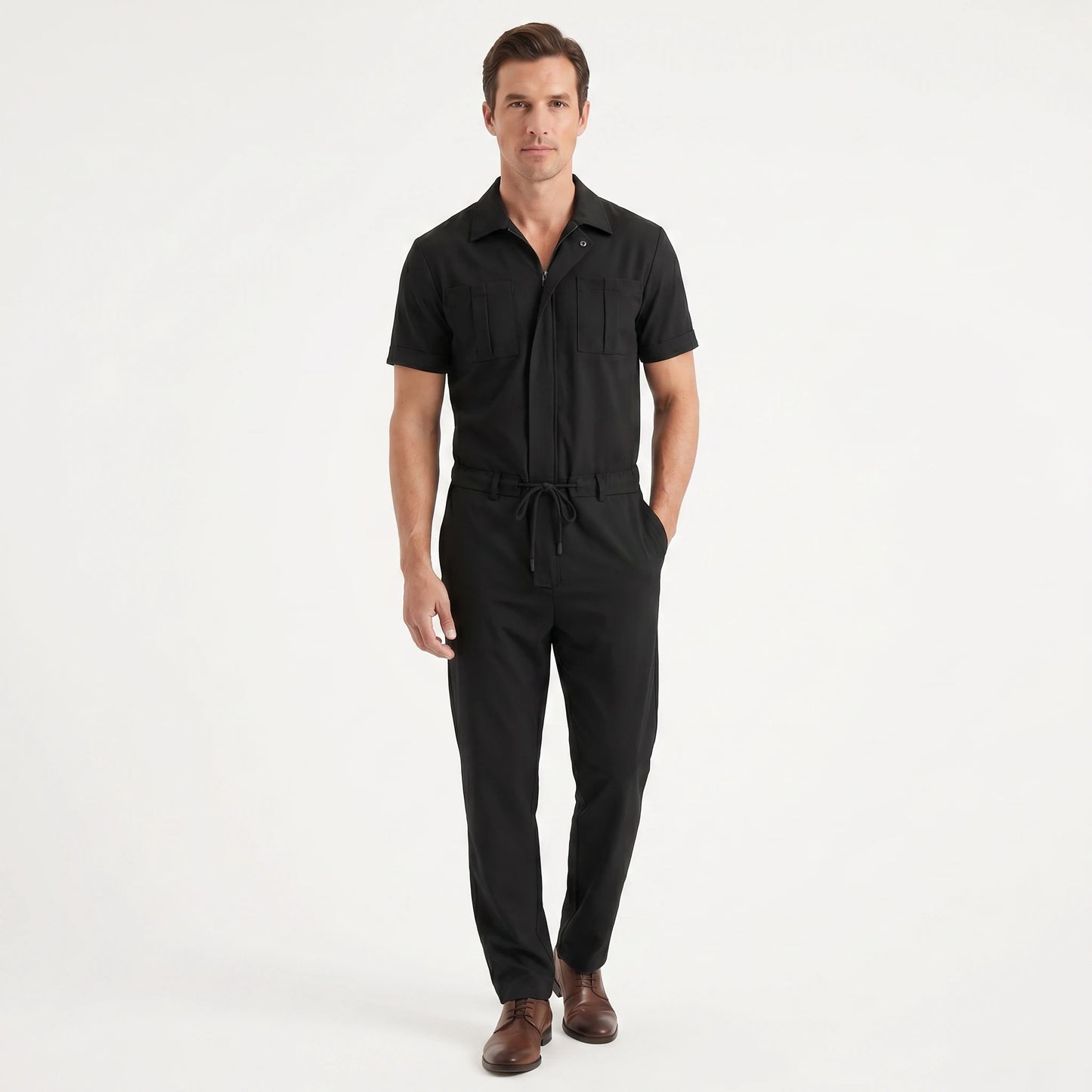 Stonebrook Studio - StonebrookStudio | Men’s Breathable Jumpsuit - Casual One Piece Comfort Fit