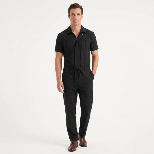 Stonebrook Studio - StonebrookStudio | Men’s Breathable Jumpsuit - Casual One Piece Comfort Fit