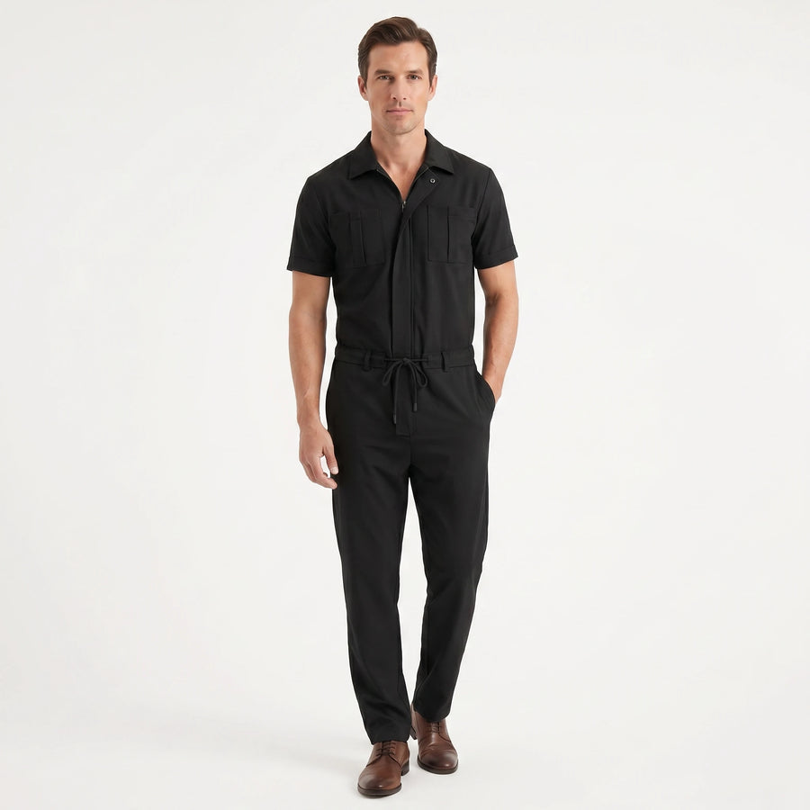 Stonebrook Studio - StonebrookStudio | Men’s Breathable Jumpsuit - Casual One Piece Comfort Fit