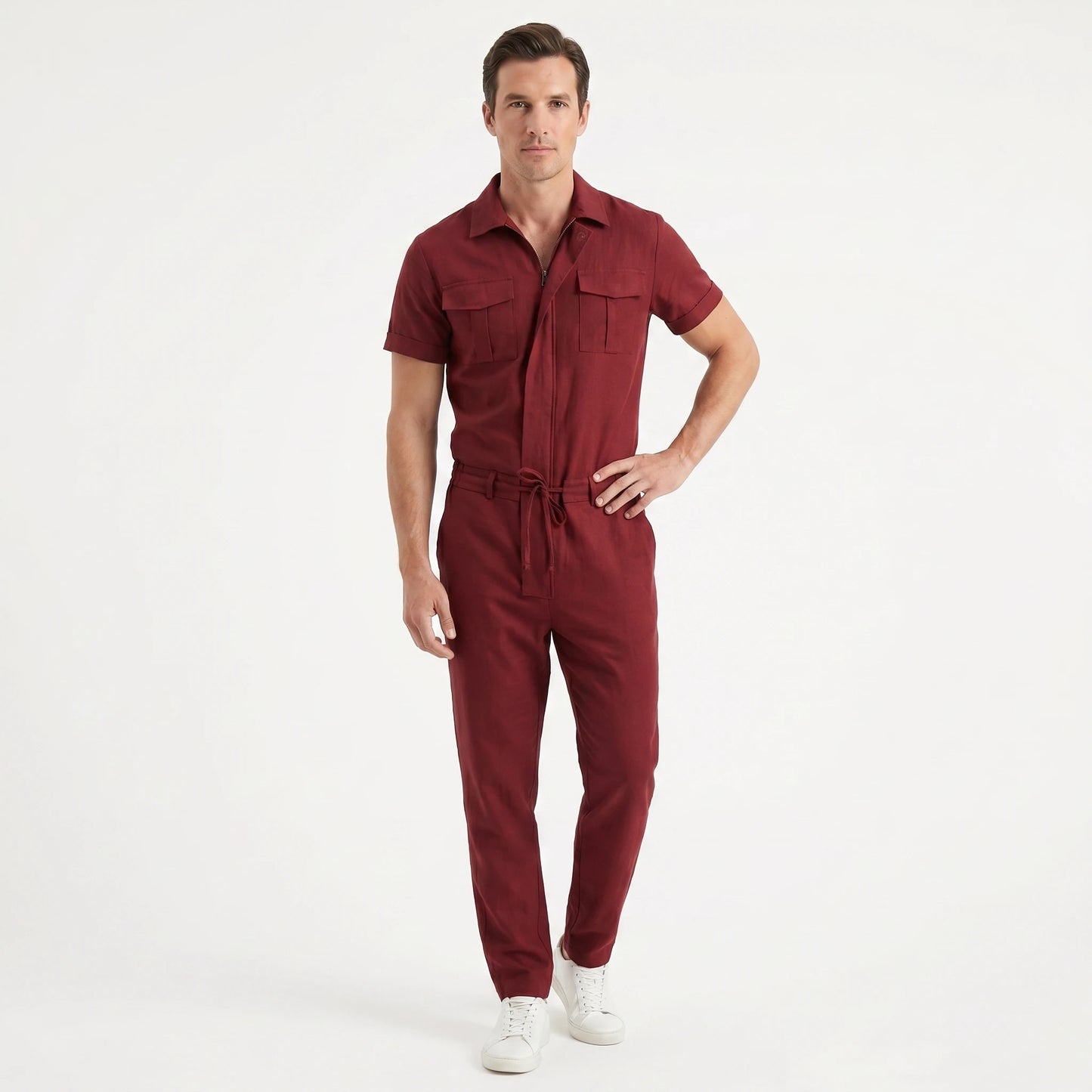 Stonebrook Studio - StonebrookStudio | Men’s Breathable Jumpsuit - Casual One Piece Comfort Fit