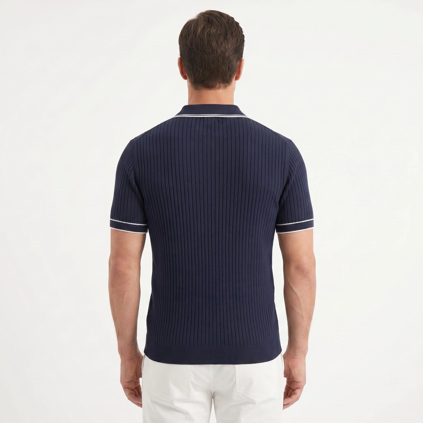 Stonebrook Studio - StonebrookStudio | Men’s Polo Shirt Short Sleeve Lightweight - Contrast Collar Trim