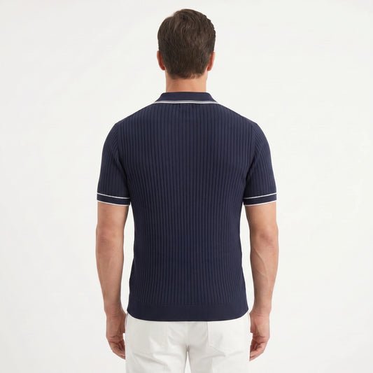 Stonebrook Studio - StonebrookStudio | Men’s Polo Shirt Short Sleeve Lightweight - Contrast Collar Trim