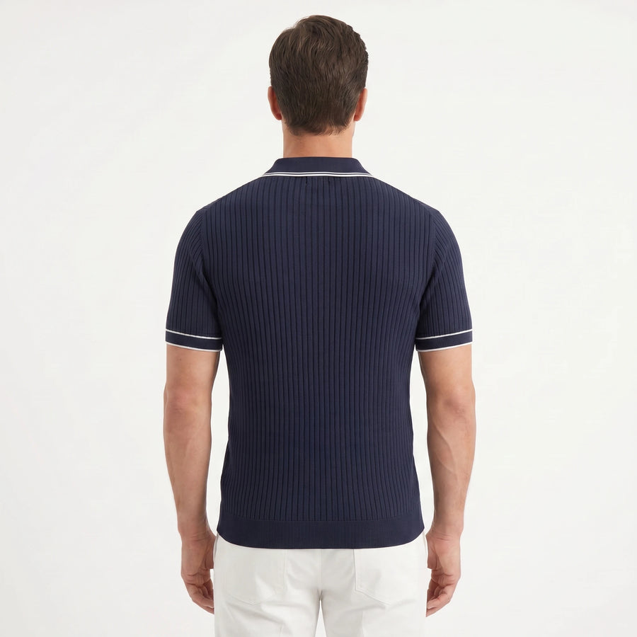 Stonebrook Studio - StonebrookStudio | Men’s Polo Shirt Short Sleeve Lightweight - Contrast Collar Trim