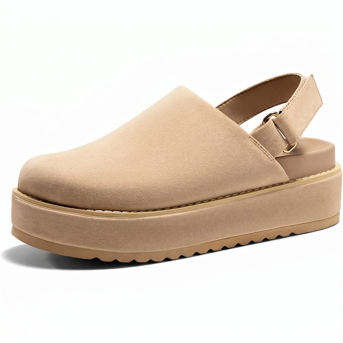 Stonebrook Studio - Stonebrook Studio | Women’s Slip - On Velvet Platform Clogs - Flat Comfort Casual Slippers