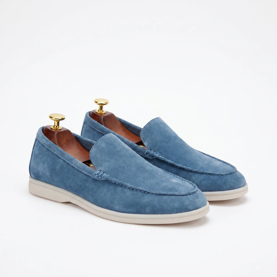 Stonebrook Studio - Stonebrook Studio | Leather Loafers Round Toe Comfort Slip - On Casual Shoes